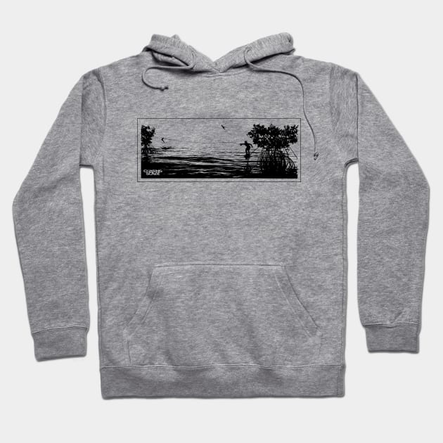 "Battle in the Mangroves" by Chasing Scale Hoodie by Chasing Scale